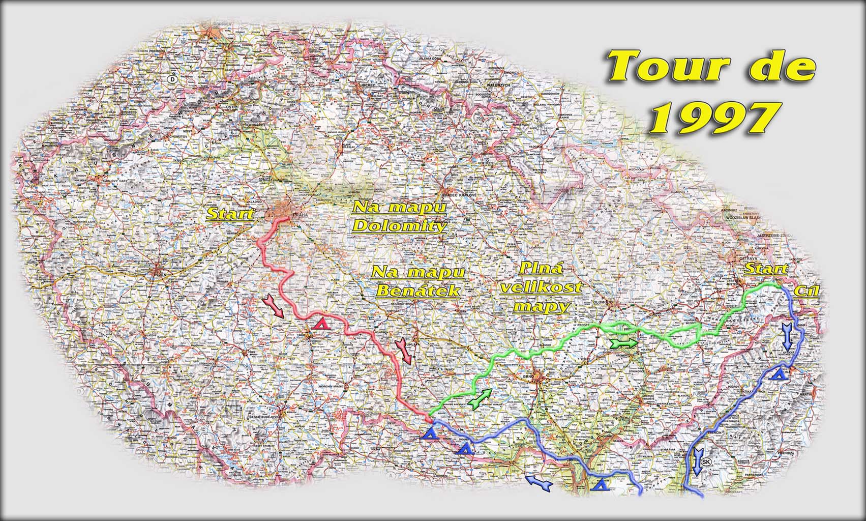 Mapa trasy 97